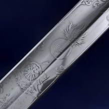 British 1845 Pattern Military Store Department Officers Sword, Col Herbert James Mills 29